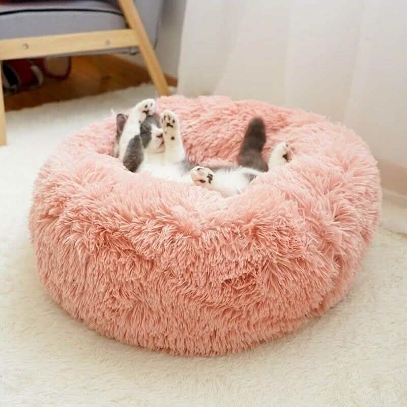 Soft Winter Warm Plush Calming Pet Bed
