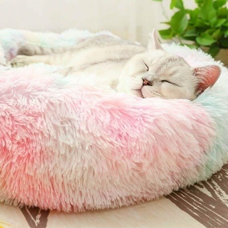 Soft Winter Warm Plush Calming Pet Bed